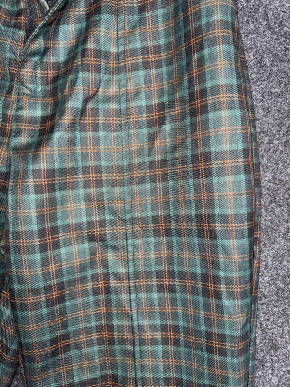 Disturbia Green and Brown Plaid Tapered Chinos 6 - Picture 6 of 8